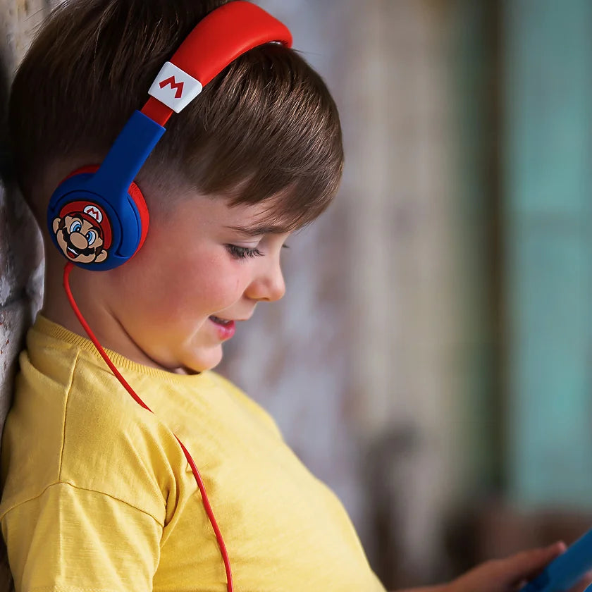 QTL Super Mario Blue Kids Headphones