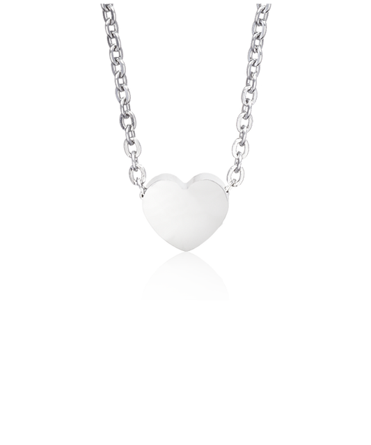 High Quality Stainless (316L) Heart Necklace 40-45cm