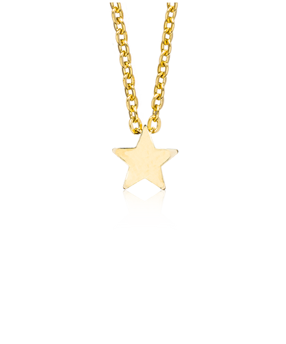 High Quality Stainless (316L) Star Gold Necklace 40-45cm