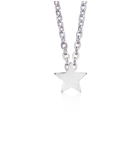 High Quality Stainless (316L) Star Necklace 40-45cm