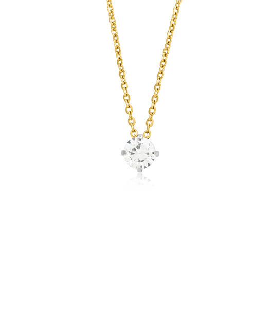 High Quality Stainless (316L) Tiffany Gold Necklace 40-45cm