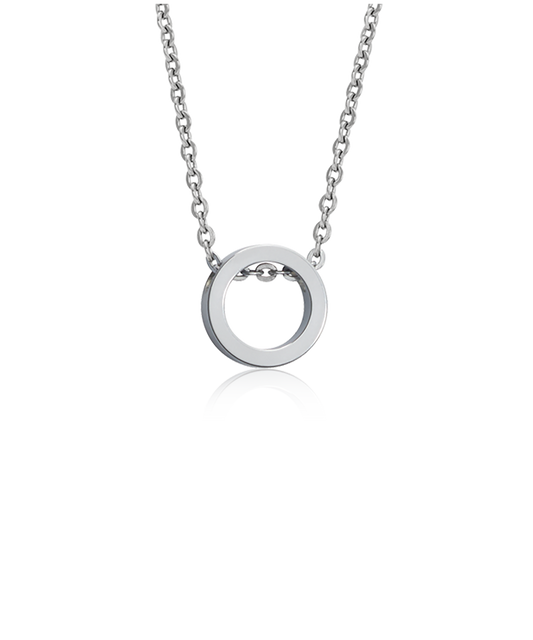 High Quality Stainless (316L) Puck Hollow Necklace 40-45cm