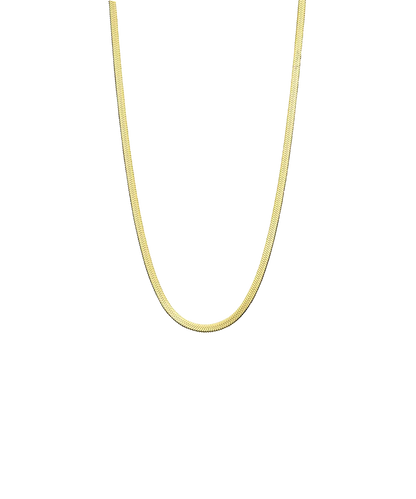 High Quality Stainless (316L) Plain Gold Necklace 40-46cm