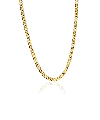 High Quality Stainless (316L) Grand Curb Link Gold Necklace 48-52cm