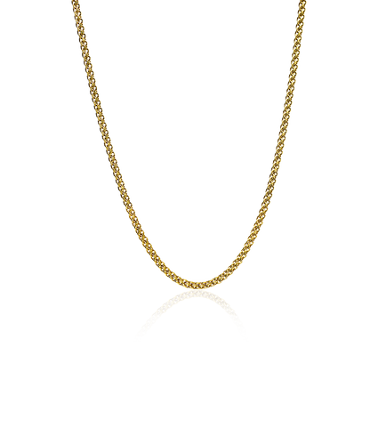 High Quality Stainless (316L) Lily Gold Necklace 40-46cm