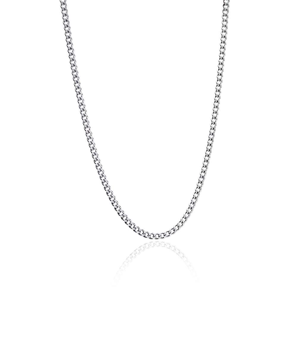 High Quality Stainless (316L) Curb Link Necklace 48-52cm