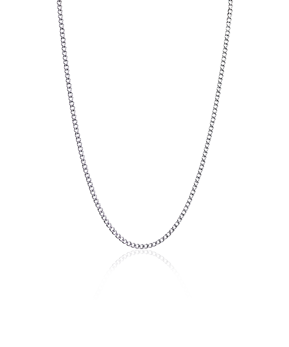 High Quality Stainless (316L)Tiny Curb Link Necklace 48-52cm