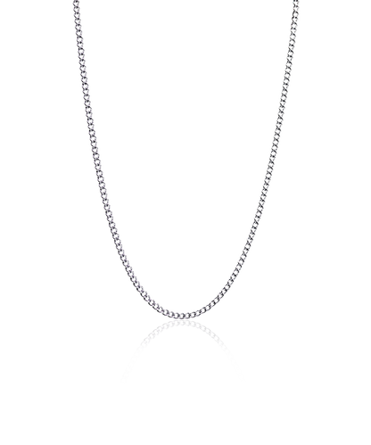 High Quality Stainless (316L)Tiny Curb Link Necklace 48-52cm