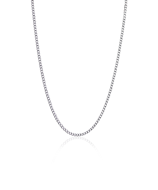 High Quality Stainless (316L)Tiny Curb Link Necklace 48-52cm