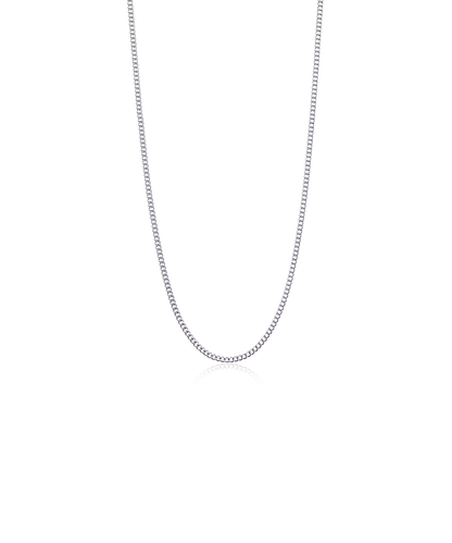 High Quality Stainless (316L) Micro Curb Link Necklace 40-45cm