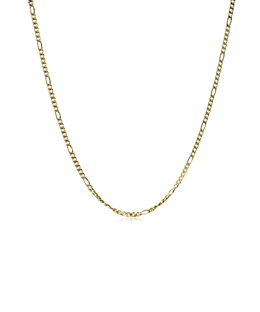 High Quality Stainless (316L) Tiny Figaro Gold Necklace 48-52cm