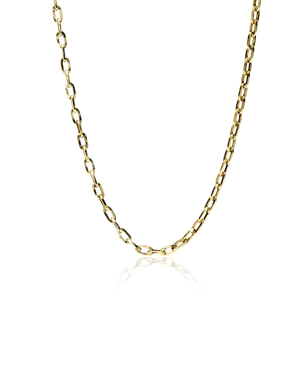 High Quality Stainless (316L) Medium Link Gold Necklace 52cm