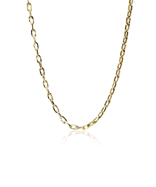 High Quality Stainless (316L) Medium Link Gold Necklace 52cm