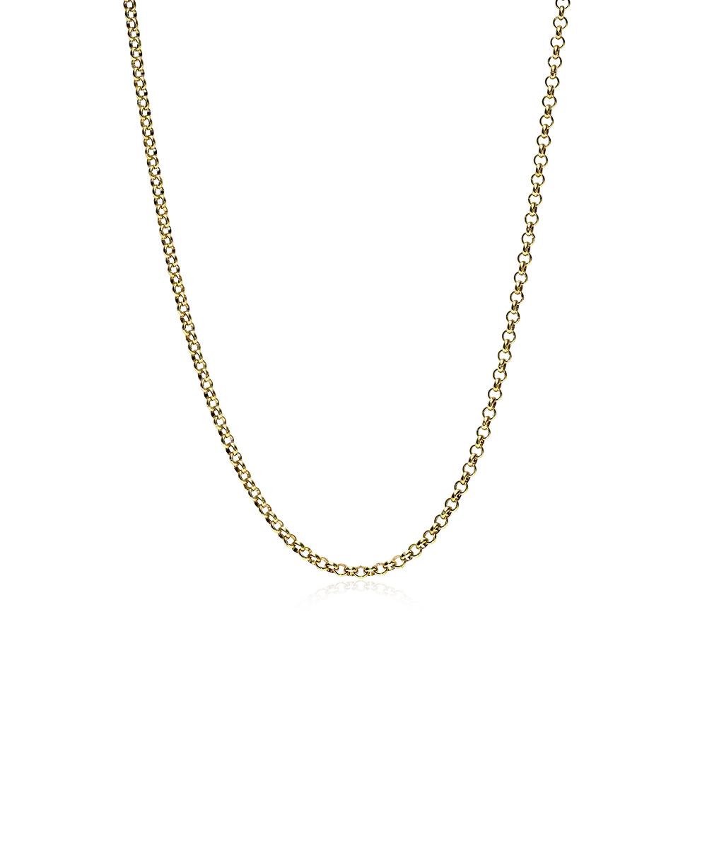 High Quality Stainless (316L) Tiny Box Chain Gold Necklace 48-52cm