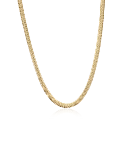 High Quality Stainless (316L) Grand Plain Gold Necklace 40-46cm