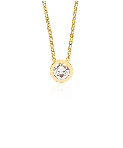 High Quality Stainless (316L) Grand Bezel Gold Necklace 40-45cm