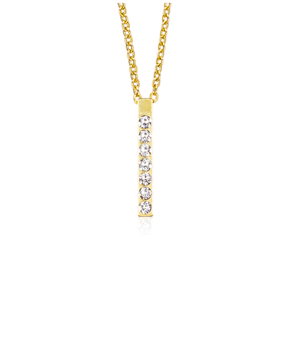 High Quality Stainless (316L) Brilliance Straight Gold Necklace 40-45cm