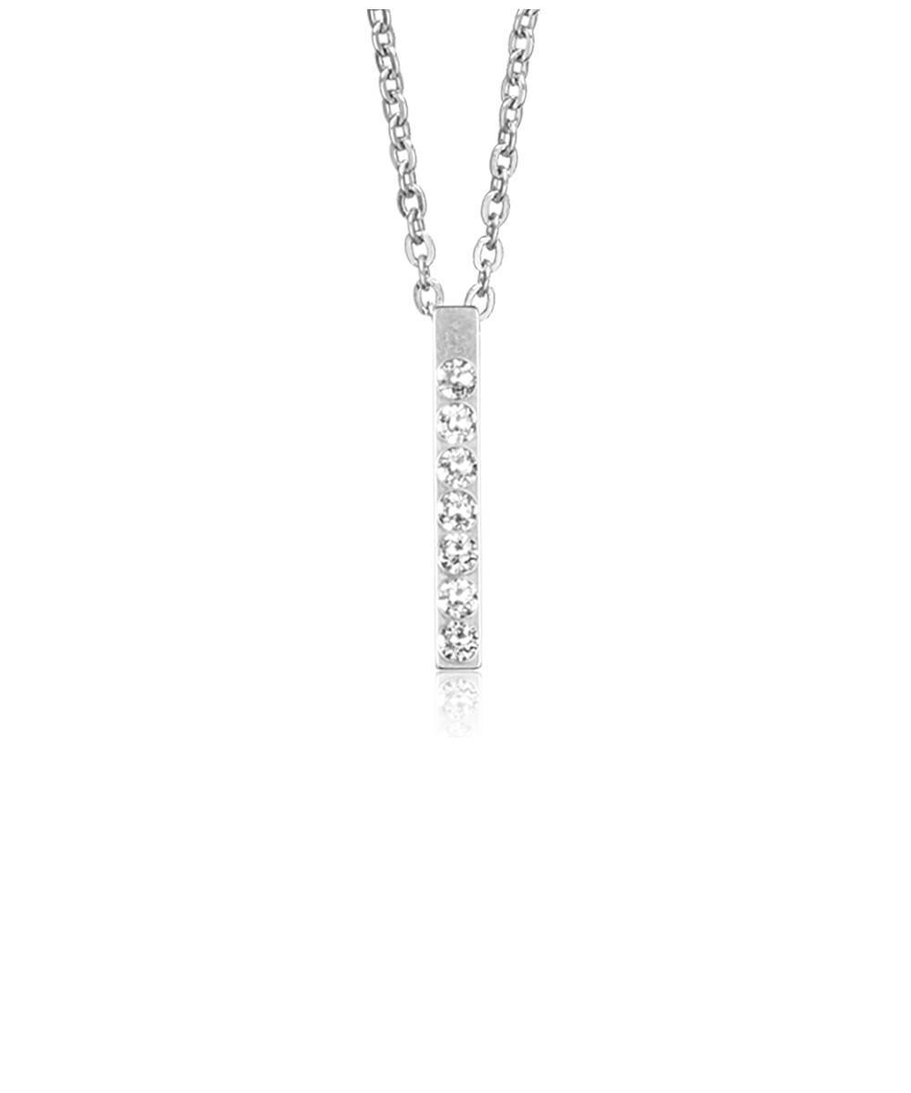 High Quality Stainless (316L) Brilliance Straight Necklace 40-45cm