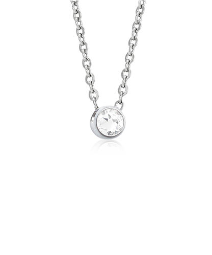 High Quality Stainless (316L) Bezel Necklace 40-45cm