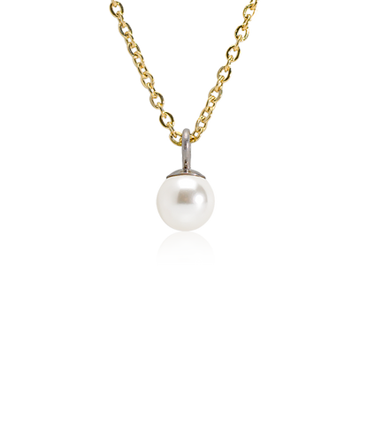 High Quality Stainless (316L) Pearl Gold Necklace 40-45cm