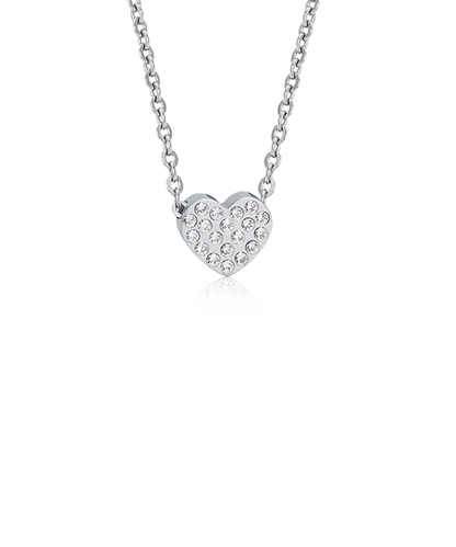 High Quality Stainless (316L) Brilliance Heart Necklace 40-45cm