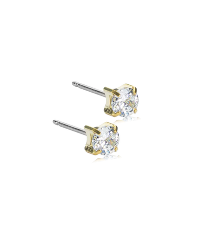 Gold Titanium Tiffany Cubic Zirconia