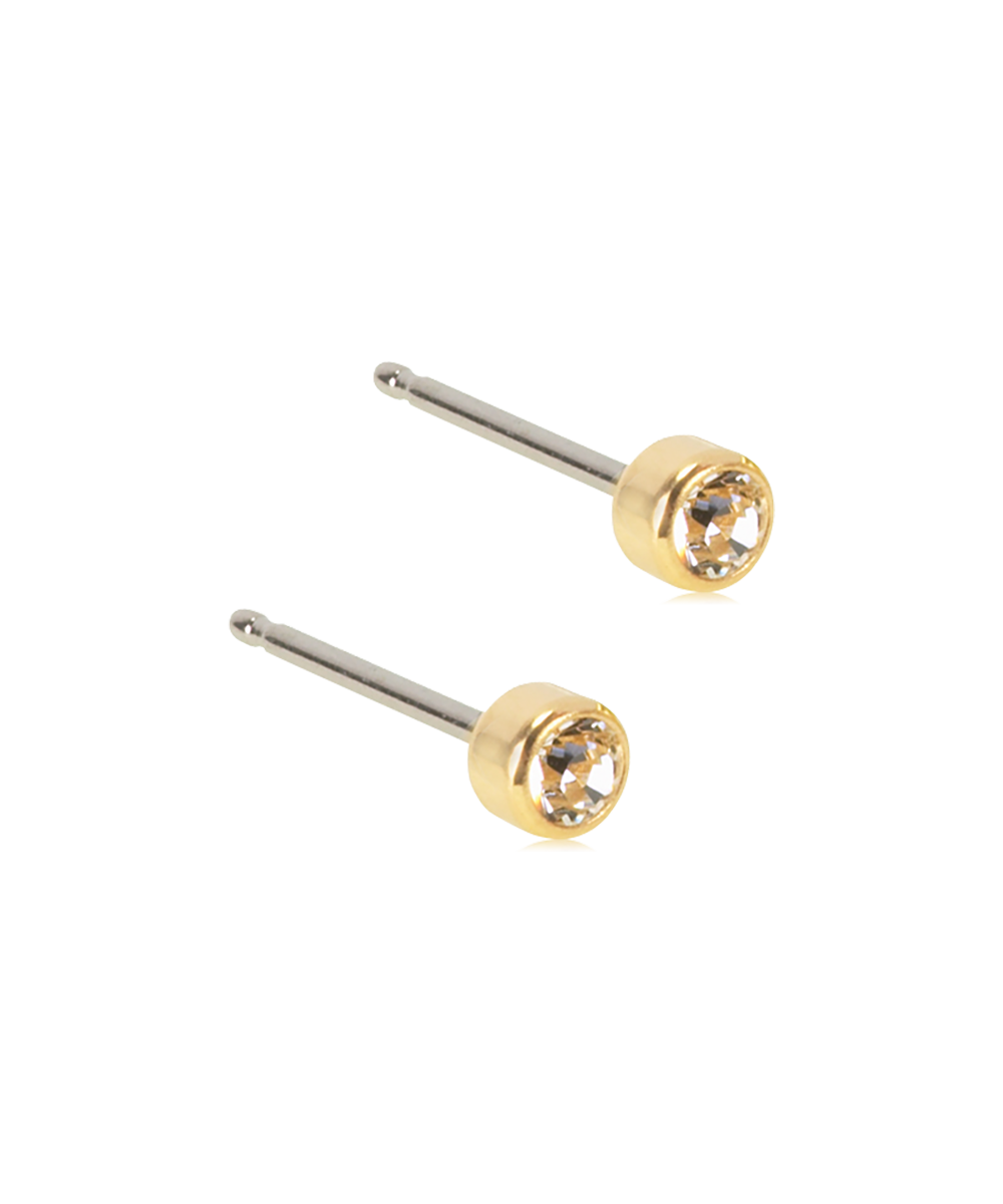 Gold Titanium Bezel Crystal