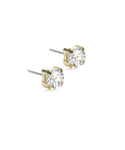 Gold Titanium Tiffany Cubic Zirconia