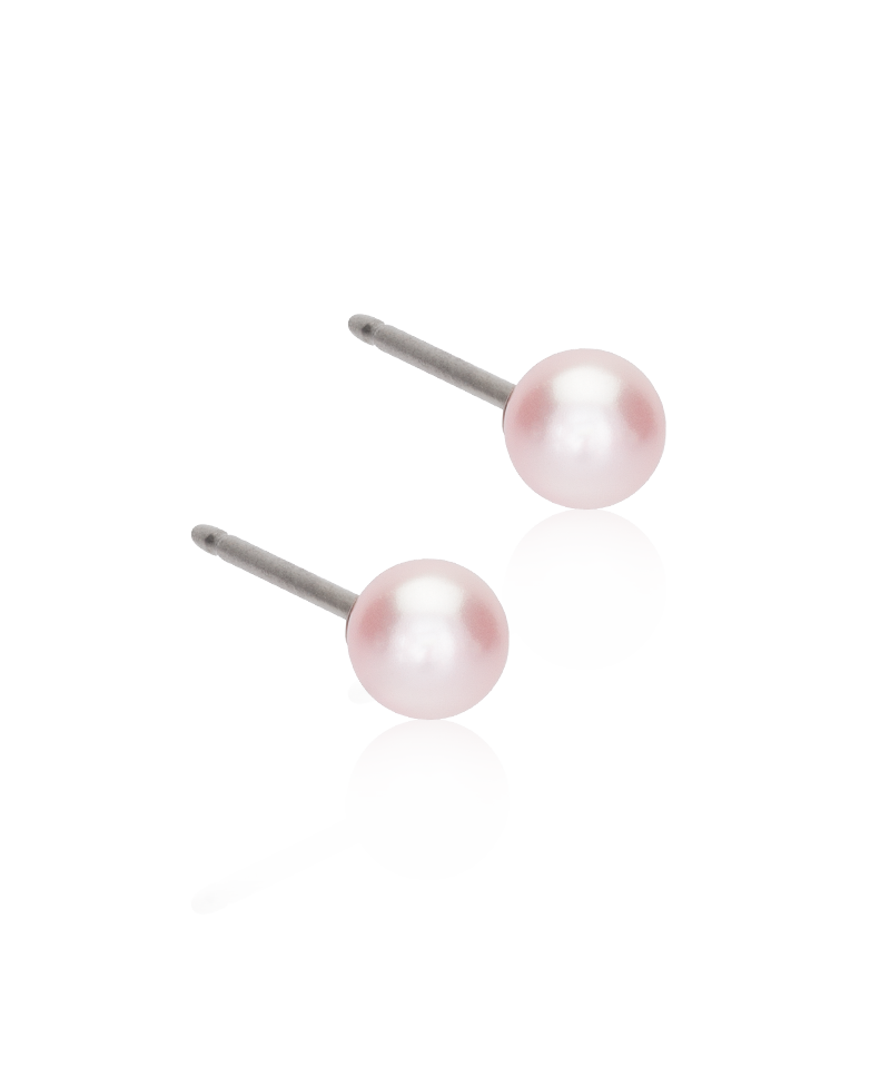 Natural Titanium Rose Pink Pearl