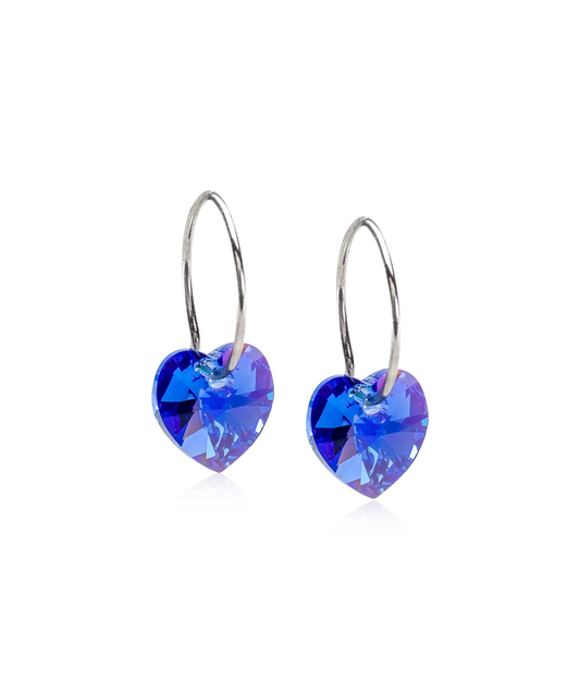 Natural Titanium Heart Sapphire 14mm