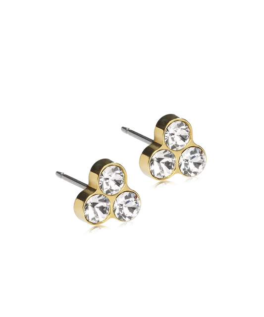 Gold Titanium Clover 8mm