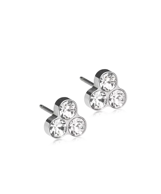 Natural Titanium Clover 8mm